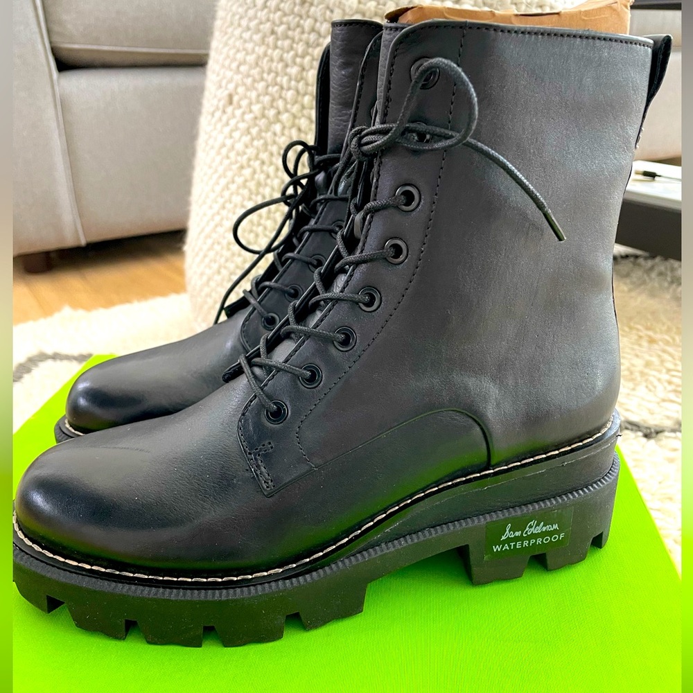 SAM EDELMAN GARRET COMBAT PLATFORM BOOT